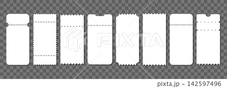 Blank coupon vector background for sold, ticket or label. Blank coupon vector background for sold, ticket or label. 142597496