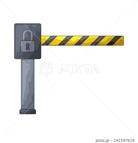 Illustration of  Barrier Gate 142597619