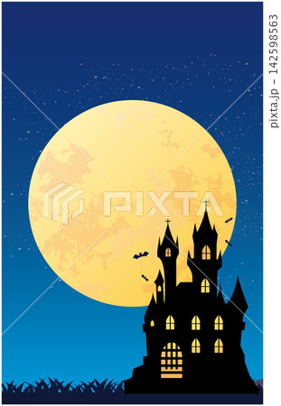 秋のハロウィン背景 142598563