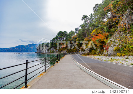 岩手県 浄土ヶ浜海浜の風景 岩手県 浄土ヶ浜海浜の風景 142598754