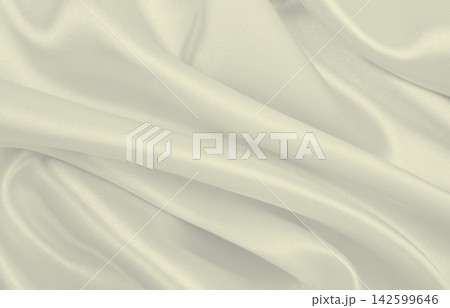Smooth elegant golden silk or satin luxury cloth texture as wedding background. Luxurious background design. In Sepia toned. Retro style 142599646