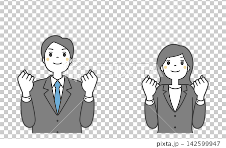 積極進取的商人和女性 積極進取的商人和女性 142599947