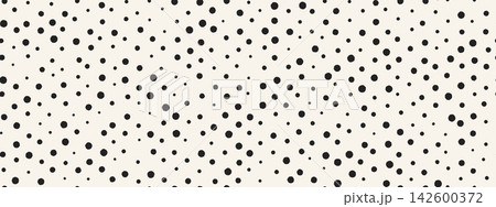 Random polka dot seamless pattern with mixed...のイラスト素材 [142600372] - PIXTA