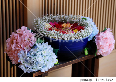 岐阜県各務原市・御井神社の花 岐阜県各務原市・御井神社の花 142601352