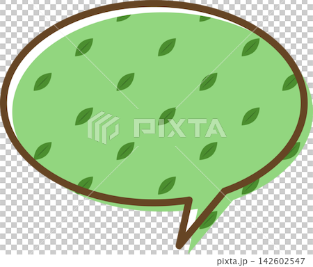 帶有圖案的單一對話氣泡圖標 帶有圖案的單一對話氣泡圖標 142602547