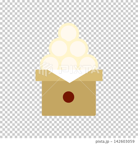 Moon-viewing dumpling icon (without outline) Moon-viewing dumpling icon (without outline) 142603059