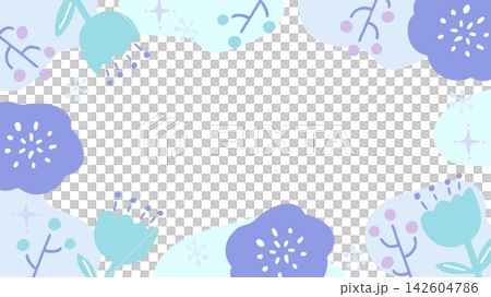 一款靈感源自冬季的北歐風格花卉相框。 142604786