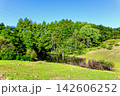 【青森】秋の三内丸山遺跡　青空と北の谷 (低湿地) 142606252
