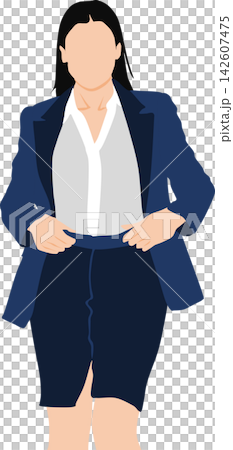 一位女士正在換衣服的插圖 一位女士正在換衣服的插圖 142607475