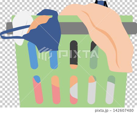 Laundry illustration Laundry illustration 142607480