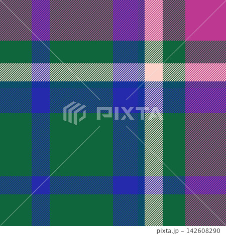 Worldwide pattern check texture, october fabric background seamless. Glamor textile tartan vector plaid in mint and blue colors. Worldwide pattern check texture, october fabric background seamless. Glamor textile tartan vector plaid in mint and blue colors. 142608290