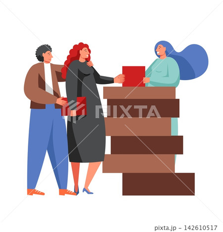 Restaurant business people, vector flat isolated illustration Restaurant business people, vector flat isolated illustration 142610517