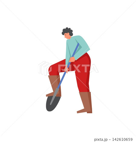 Gardening concept vector flat style design illustration 142610659