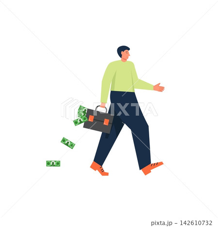 Bank loan concept, vector flat isolated illustration Bank loan concept, vector flat isolated illustration 142610732
