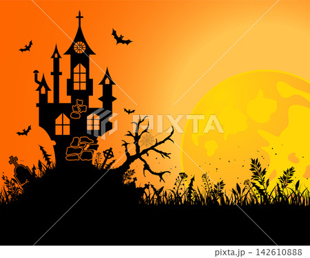 Halloween background 142610888