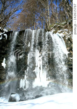 冬の唐沢の滝 冬の唐沢の滝 142615787