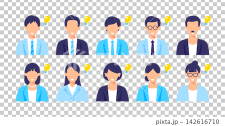 商務人士圖示集(男女款) 商務人士圖示集(男女款) 142616710