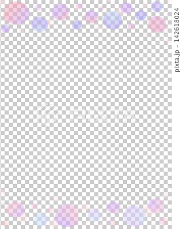 Watercolor dot frame in purple and pink Watercolor dot frame in purple and pink 142618024