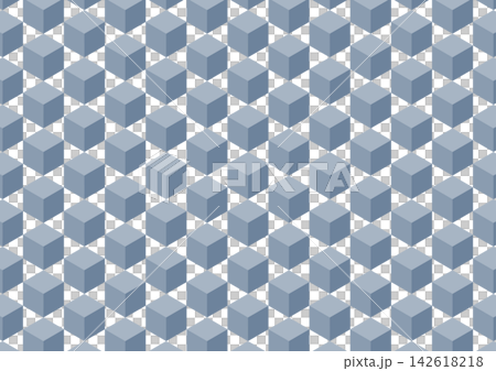 An isometric illustration (blue-gray) showing many small cubes arranged in a regular pattern. An isometric illustration (blue-gray) showing many small cubes arranged in a regular pattern. 142618218