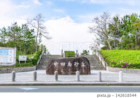 静岡県浜松市　日本三大砂丘の一つ　中田島砂丘 142618544