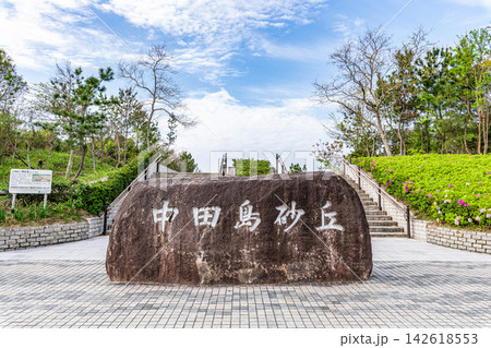 静岡県浜松市 日本三大砂丘の一つ 中田島砂丘 静岡県浜松市 日本三大砂丘の一つ 中田島砂丘 142618553