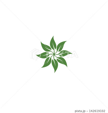 Bio leaf Icon Illustration design template Bio leaf Icon Illustration design template 142619102