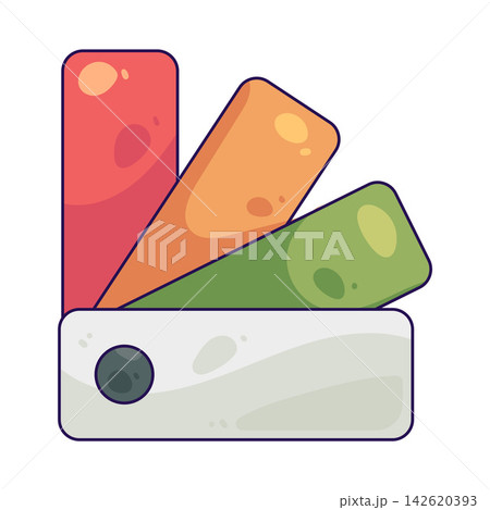Illustration of Color Swatch Illustration of Color Swatch 142620393