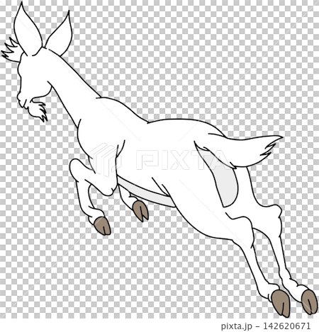 Hand-drawn animal illustration ☆ Goat Hand-drawn animal illustration ☆ Goat 142620671