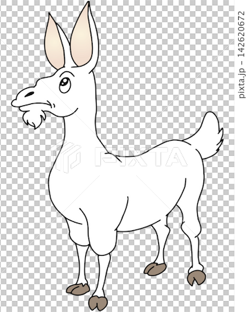 手繪動物插畫☆山羊 手繪動物插畫☆山羊 142620672