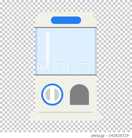 An illustration of an empty capsule toy vending machine (white, square casing). An illustration of an empty capsule toy vending machine (white, square casing). 142620729