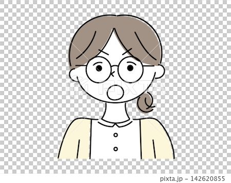 憤怒的年輕母親的插圖 憤怒的年輕母親的插圖 142620855