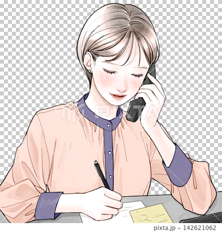 接電話的女人 142621062