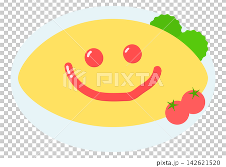 可愛的蛋包飯(微笑) 可愛的蛋包飯(微笑) 142621520