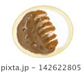 カツカレーのイラスト 142622805