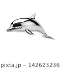 vector illustration of a blue whale 142623236