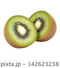 kiwi fruit isolated on white background 142623238