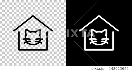 貓屋圖標,寵物友善住宅 貓屋圖標,寵物友善住宅 142623642