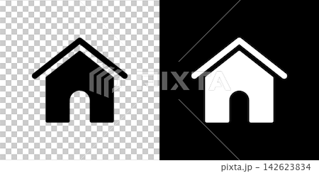 房屋圖標,住宅,門,房地產。 房屋圖標,住宅,門,房地產。 142623834
