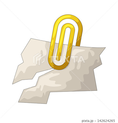 Illustration of Paper Clip 142624265