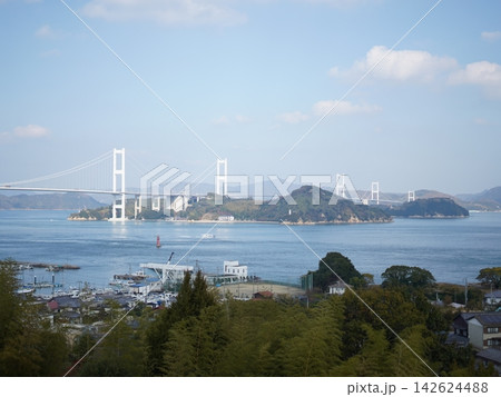 しまなみ海道 来島海峡大橋 しまなみ海道 来島海峡大橋 142624488