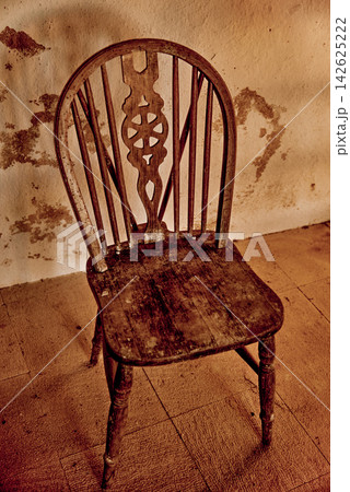 Old Shabby Wooden Chair Furniture decor seat With Peeling Paint design style Old Shabby Wooden Chair Furniture decor seat With Peeling Paint design style 142625222