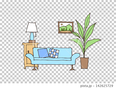 Interior illustration Interior illustration 142625729