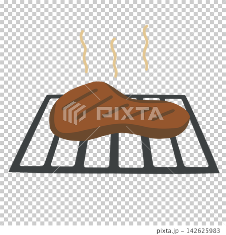 Grilling Pot On Stove With Pie Flat Vector Grilling Pot On Stove With Pie Flat Vector 142625983