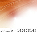 赤みのある濃いオレンジの光線が広がるアブストラクト背景素材 142626143