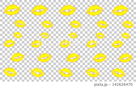 Flame Lips Pattern (Yellow) 142626470