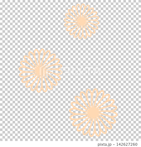A round flower with many pale orange petals. A round flower with many pale orange petals. 142627260