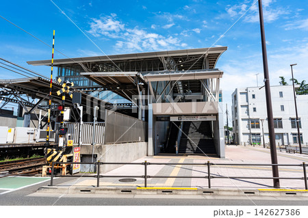 京王線飛田給駅の南口の入口 東京都調布市飛田給 京王線飛田給駅の南口の入口 東京都調布市飛田給 142627386