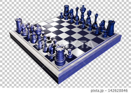 西洋棋(3DCG)透明材質 西洋棋(3DCG)透明材質 142628846