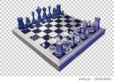 チェス chess (3DCG) 透過素材 チェス chess (3DCG) 透過素材 142628848