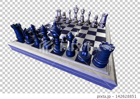 Chess (3DCG) Transparent Material Chess (3DCG) Transparent Material 142628851
